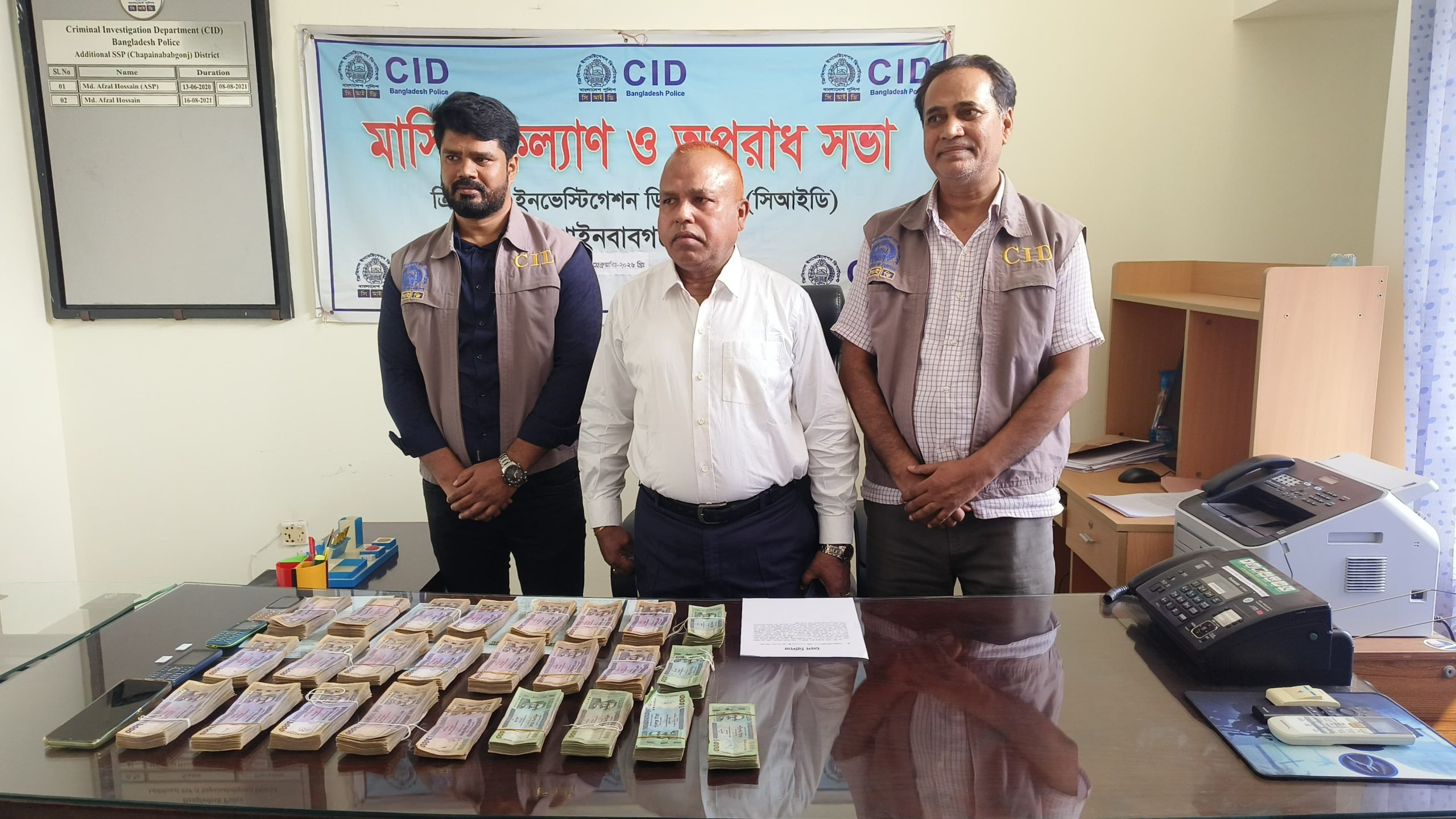 সাইবার প্রতারণা চক্রের দুই সদস্য আটক, উদ্ধার নগদ ২১ লাখ টাকা