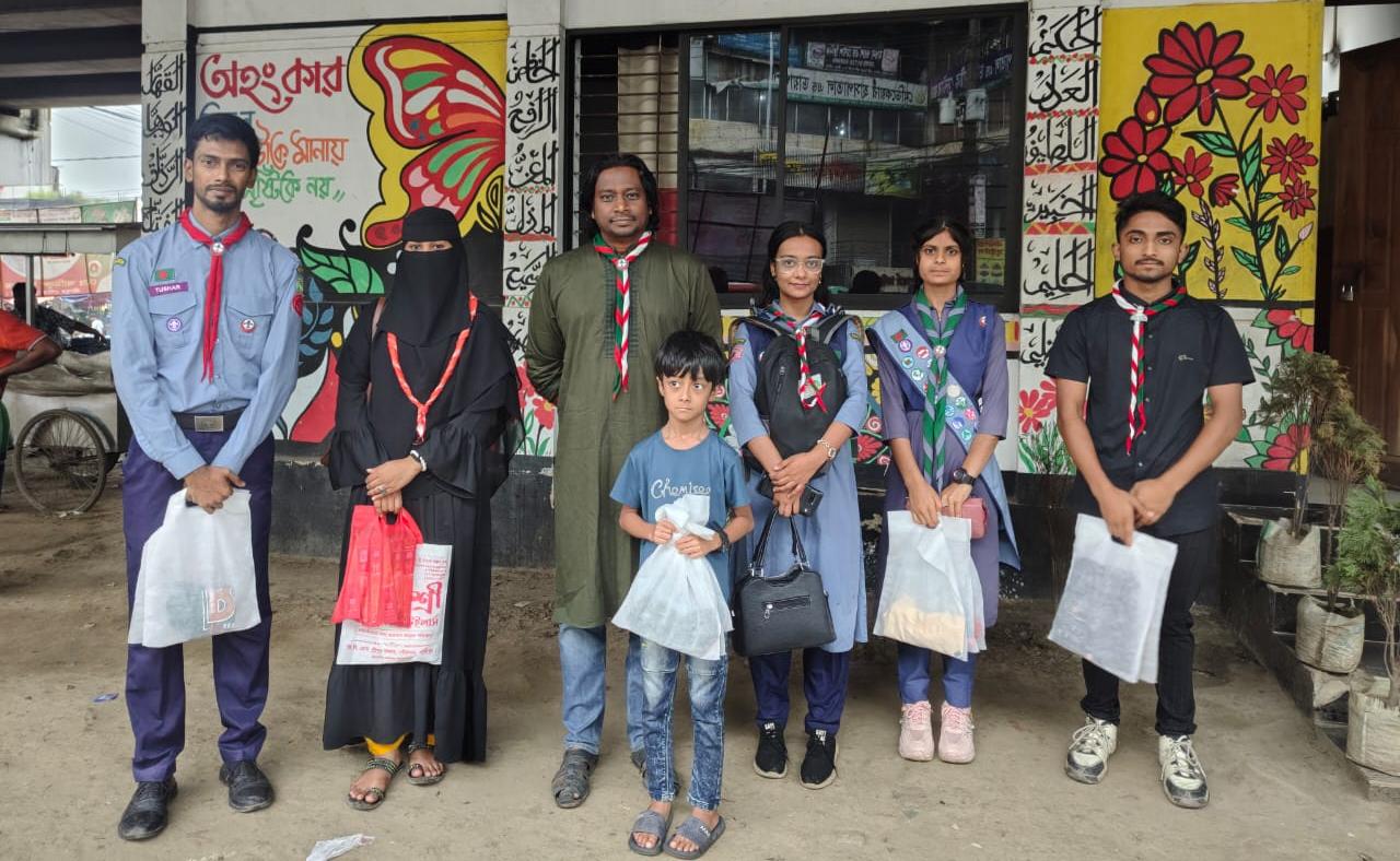 সুবিধা বঞ্চিত শিশু , মানুষদের মাঝে ঈদের আনন্দ ভাগাভাগি করতে ঈদ উপহার বিতরণ ও মেহেদী উৎসবের আয়োজন