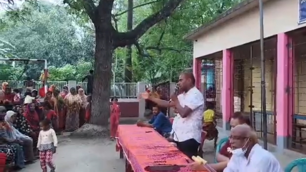 চাঁপাইনবাবগঞ্জ ধাইনগর  ইউনিয়ন চেয়ারম্যান পদ প্রার্থী সাদিকুল ইসলামের জনসভা অনুষ্ঠিত  