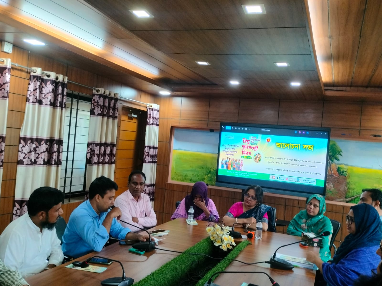 চাঁপাইনবাবগঞ্জ নাচোলে বিশ্ব জনসংখ্যা দিবস পালিত 