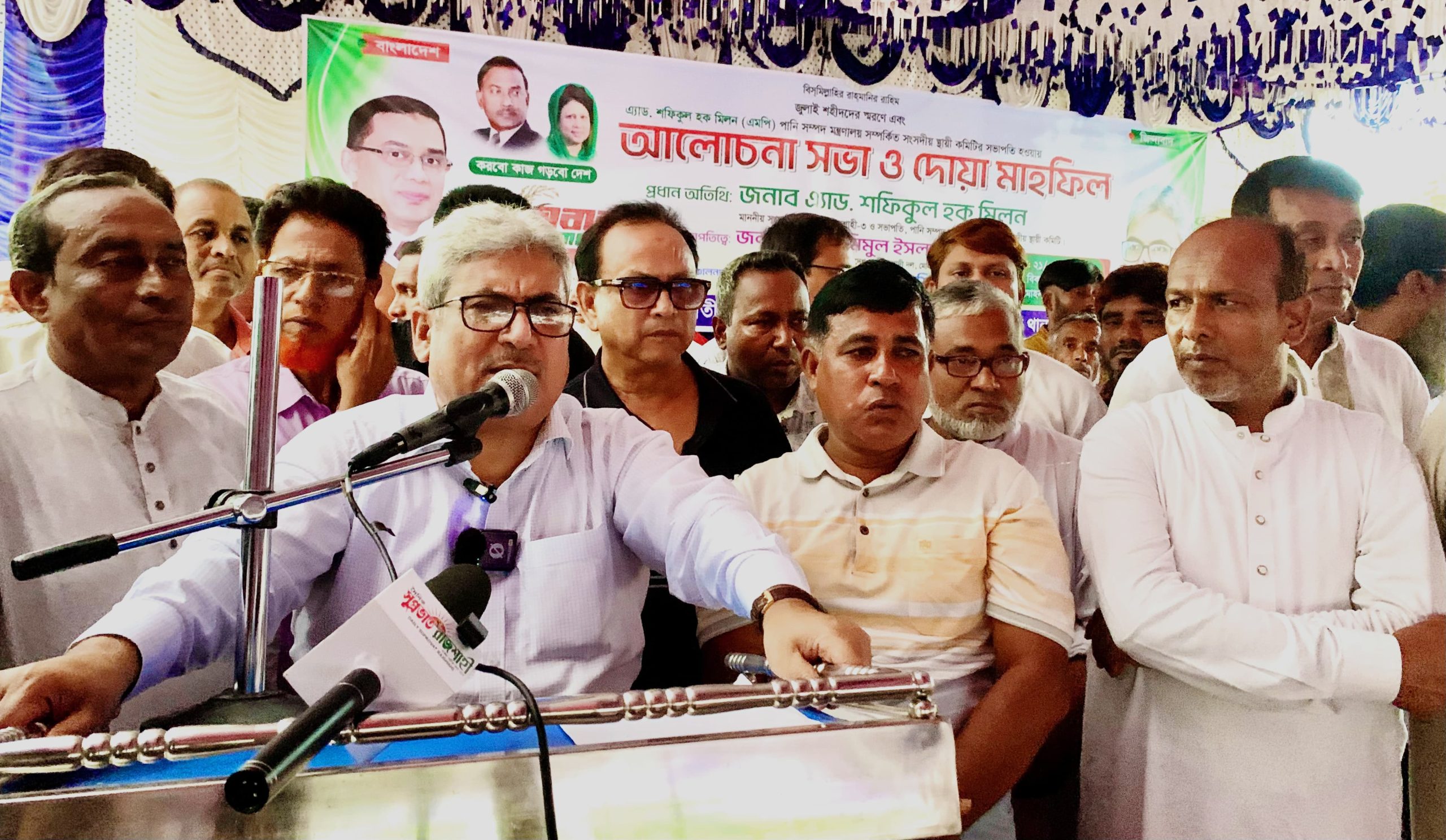 শিক্ষায় রাজনীতি নয় মেধা পবা-মোহনপুরের উন্নয়নে নতুন বার্তা দিলেন; এমপি মিলন