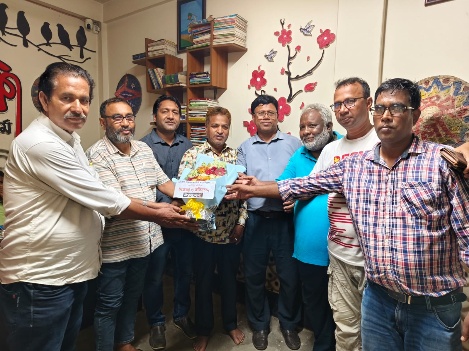 নওগাঁ জেলা টেলিভিশন অ্যাসোসিয়েশনের নবনির্বাচিত কমিটিকে বিভিন্ন সংগঠনের শুভেচ্ছা