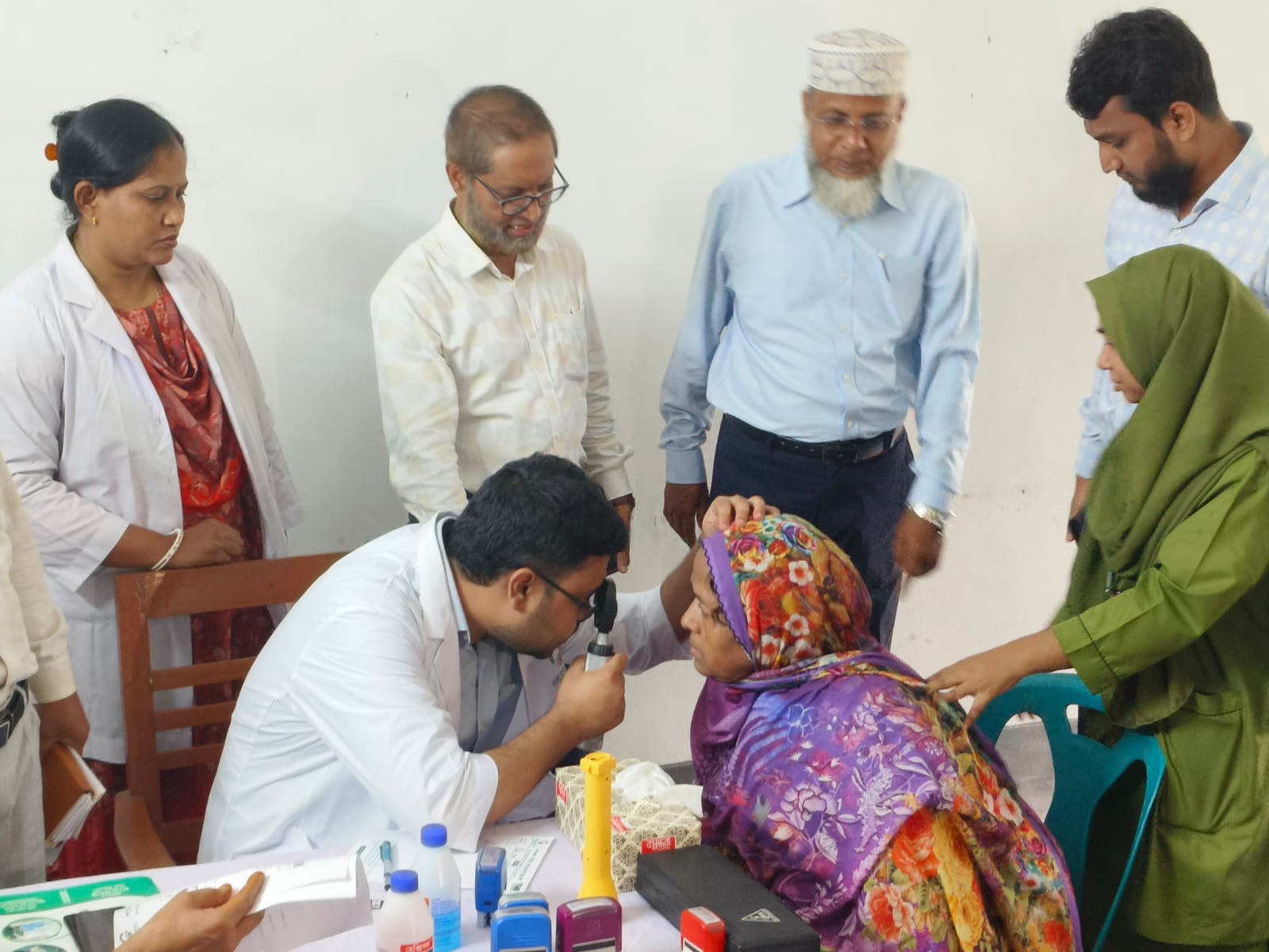 চাঁপাইনবাবগঞ্জে গাক চক্ষু হাসপাতালের উদ্যোগে বিনামূল্যে চক্ষু চিকিৎসা ও ছানি অপারেশন ক্যাম্প